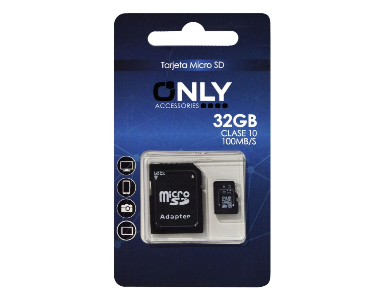 MEMORIA 32 GB - CLASE 10 - ONLY