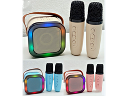 MINI PARLANTE K12 CON DOBLE MICRÓFONO