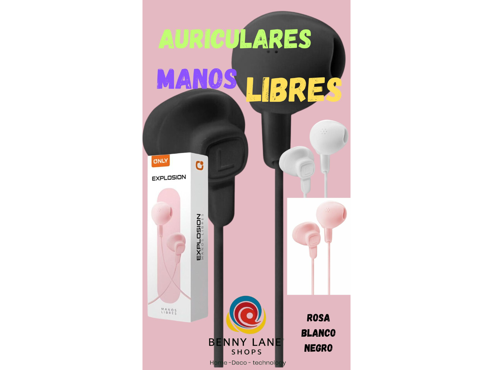 AURICULARES MANOS LIBRES ONLY