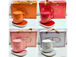 TAZA MUG DE CERAMICA CON CALENTADOR ELECTRICO