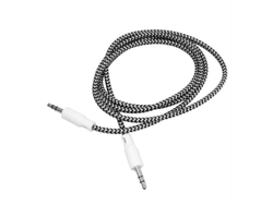 CABLE AUXILIAR 3.5 mm TELADO BLANCO
