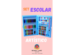 VALIJA ESTUCHE ARTÍSTICA 86 PIEZAS