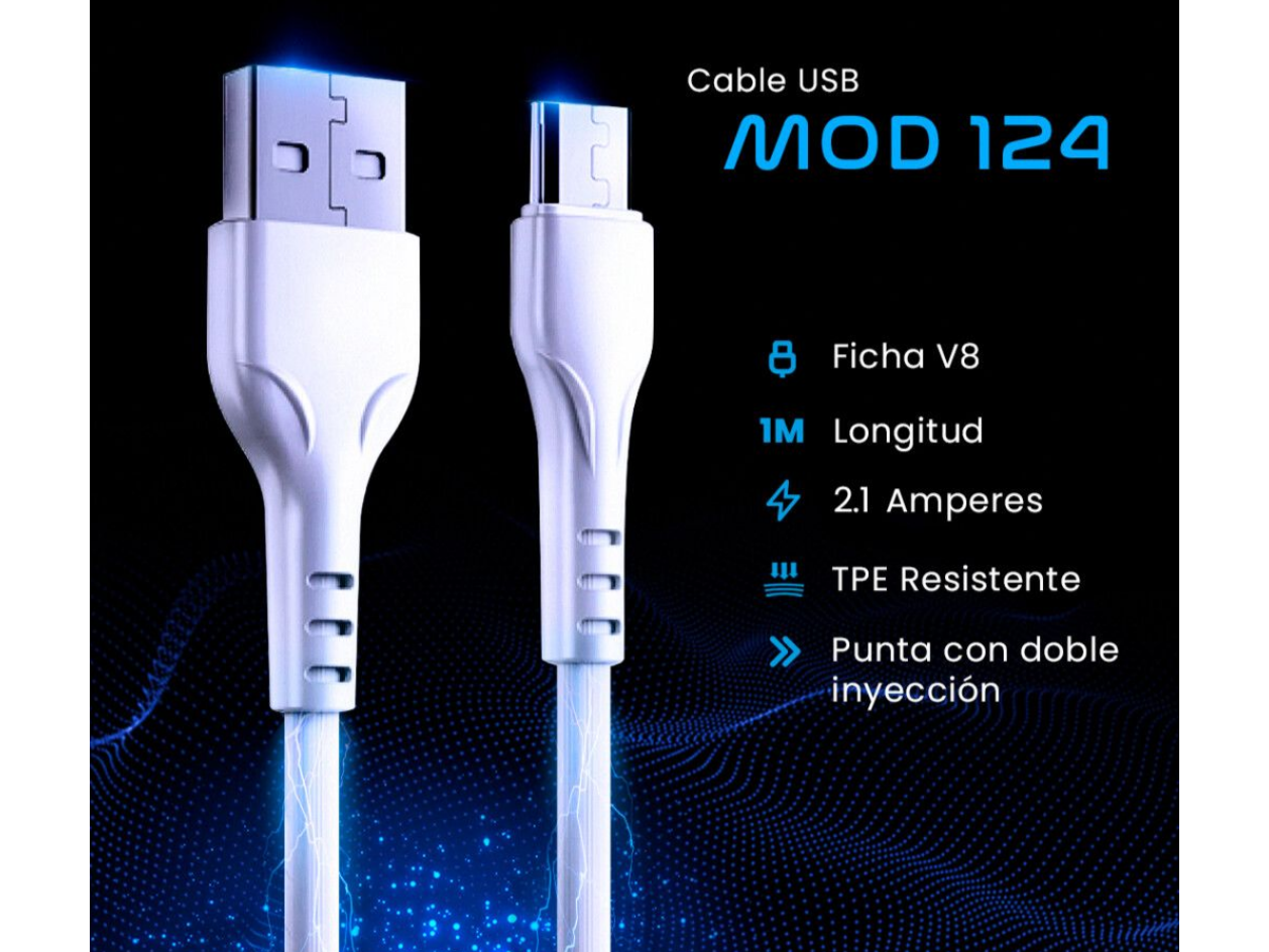 CABLE USB a MICRO USB V8