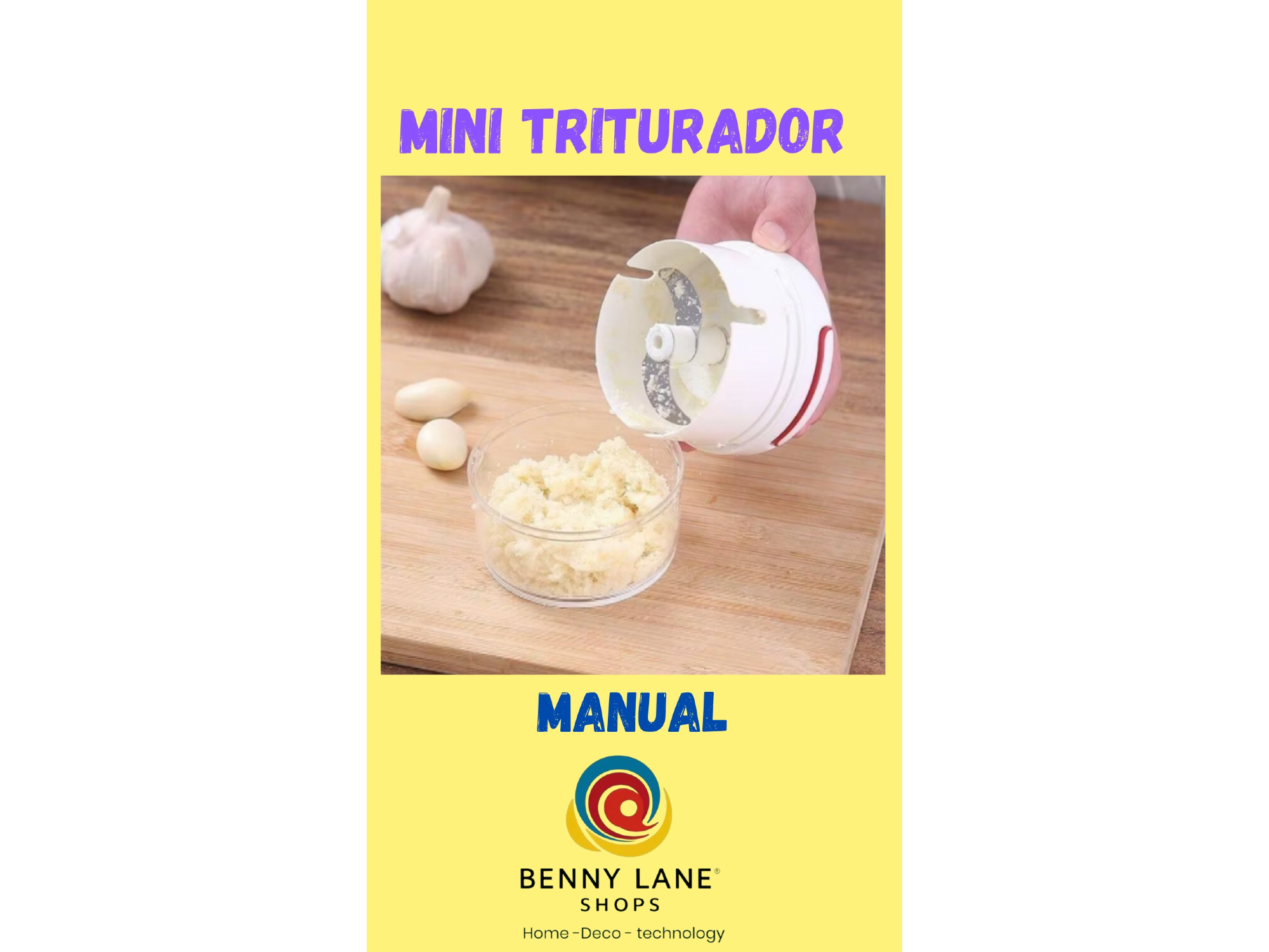 MINI TRITURADOR MANUAL