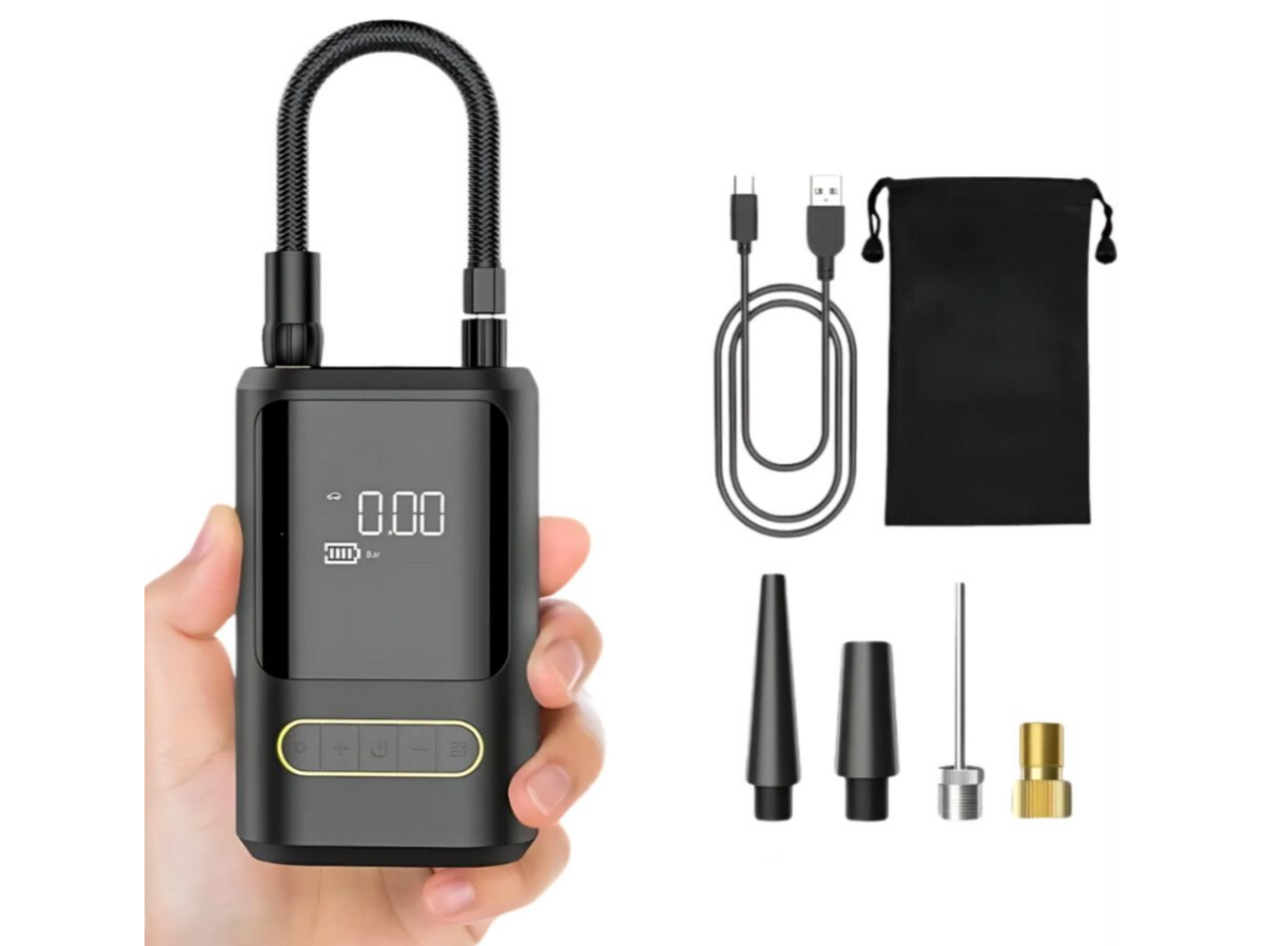 MINI COMPRESOR DE AIRE recargable PORTÁTIL