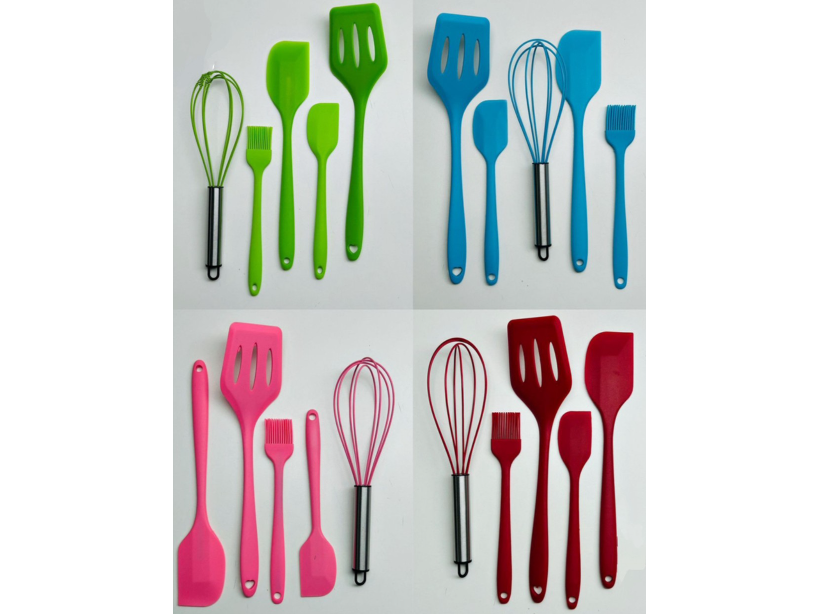 SET de UTENSILIOS de COCINA de SILICONA – 5 piezas