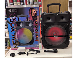 PARLANTE PORTATIL DE 12" CON VALIJA ORYX JUPITER
