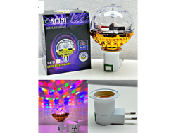 Lámpara LED Giratoria de Colores RGB CAFINI