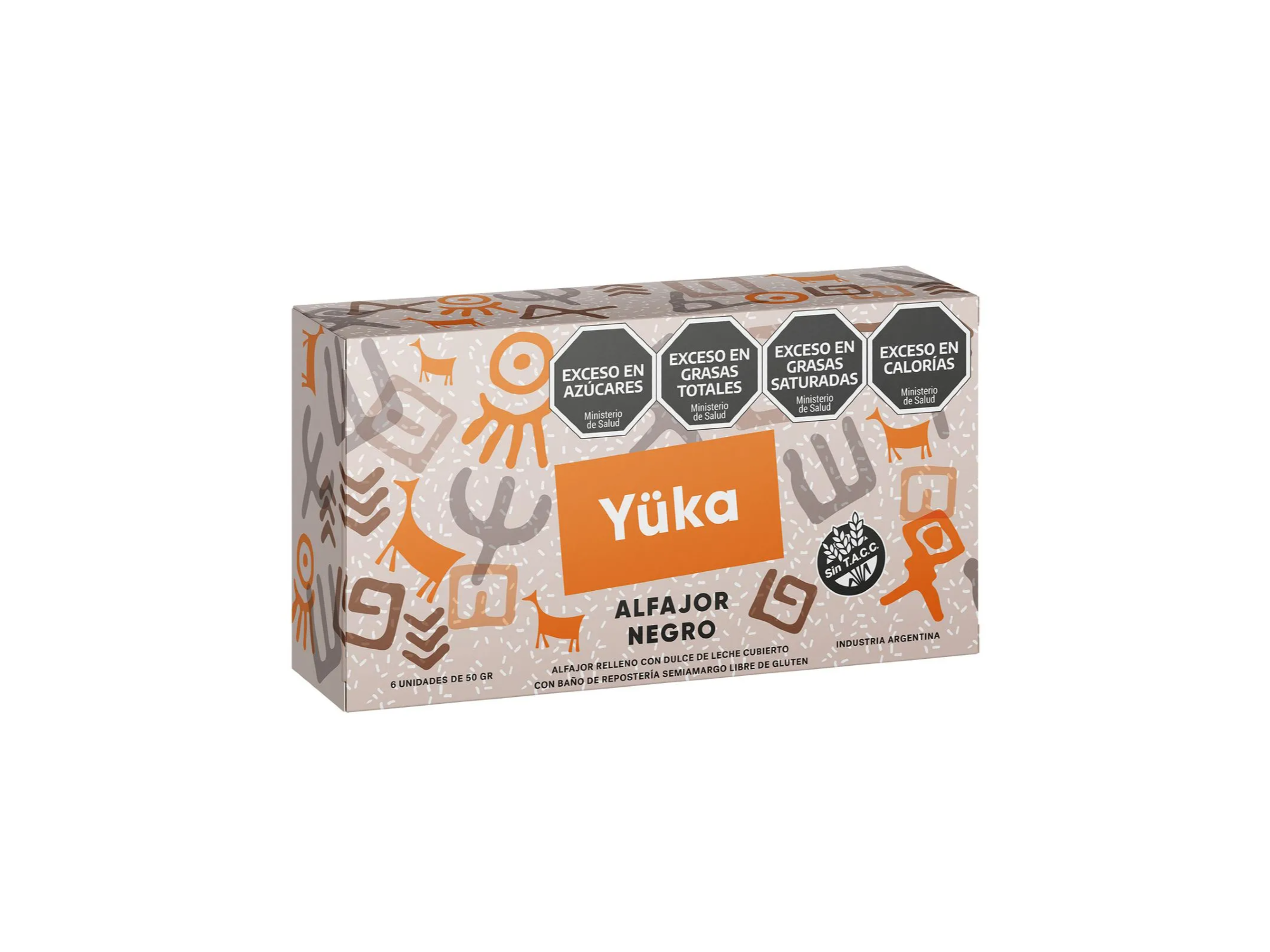 ALFAJOR YUKA 50G CAJA 6UN