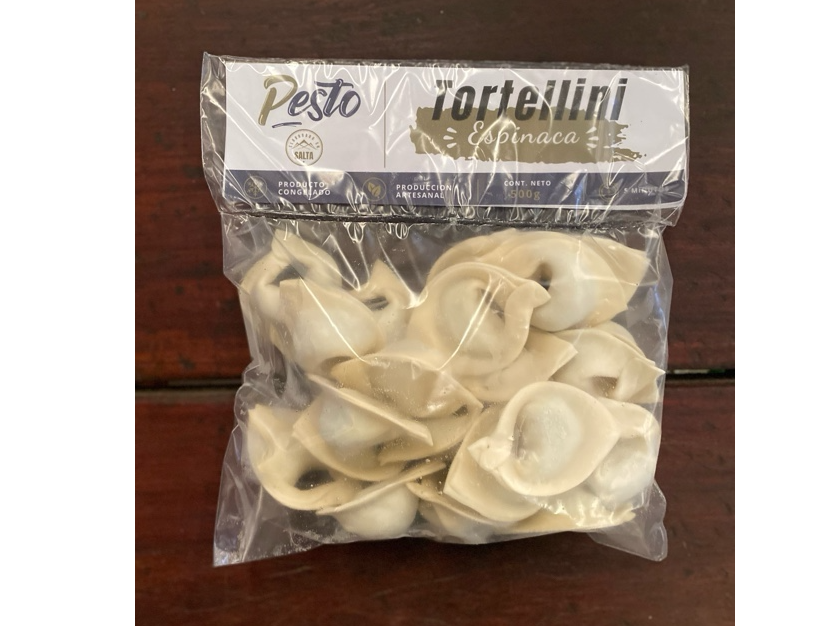 Tortellini de Espinaca, ricota y mozzarella 500g de Pesto