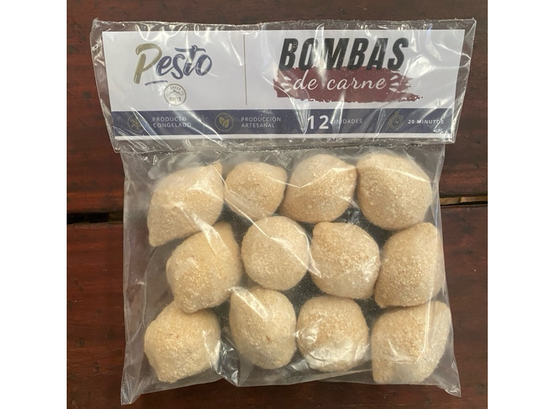 Bomba de carne de Pesto