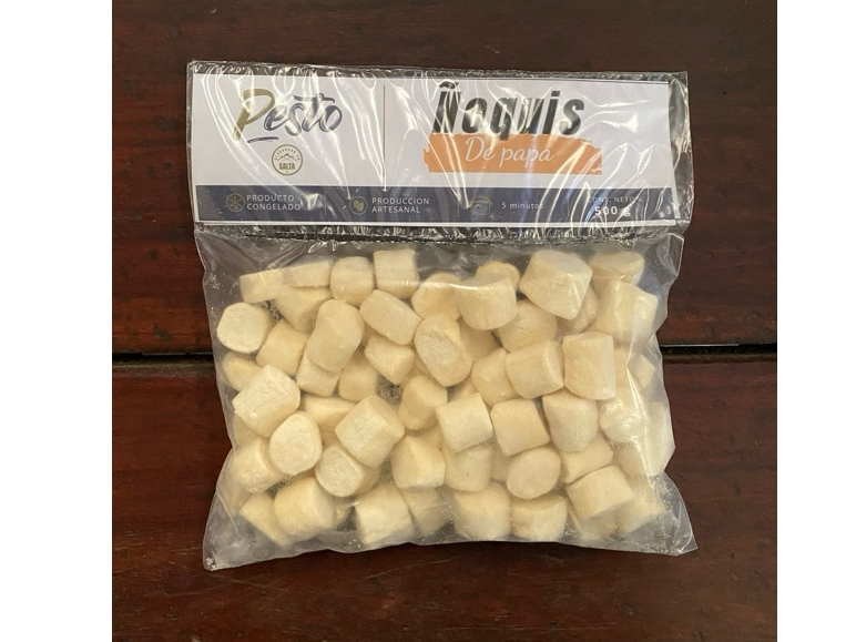 Ñoquis de papa de Pesto