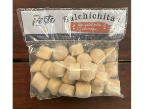 Salchichas alemanas de Pesto
