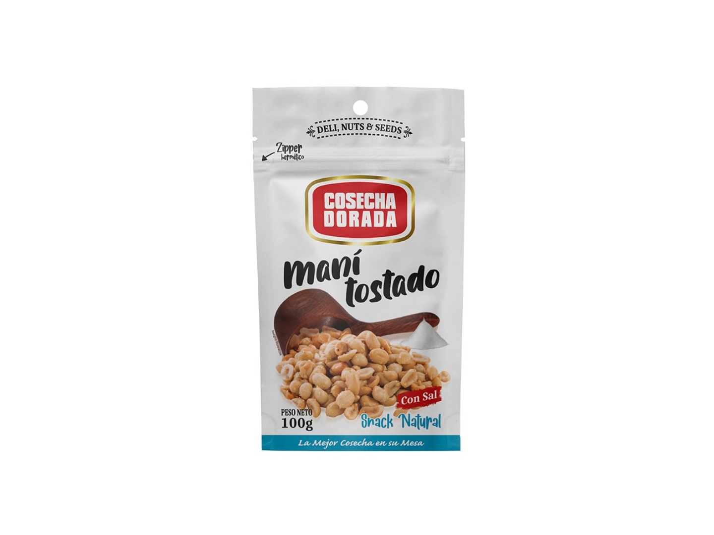 Mani Pelado Salado 100grs