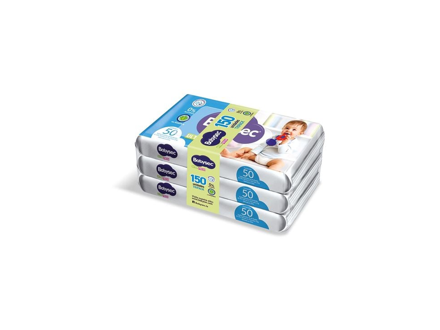 Toallas Húmedas BABYSEC Ultra x150