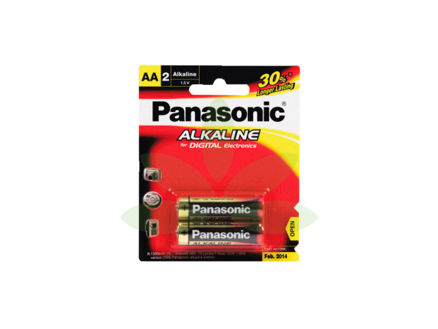 Pilas PANASONIC chicas alcalinas AA x2 unidades
