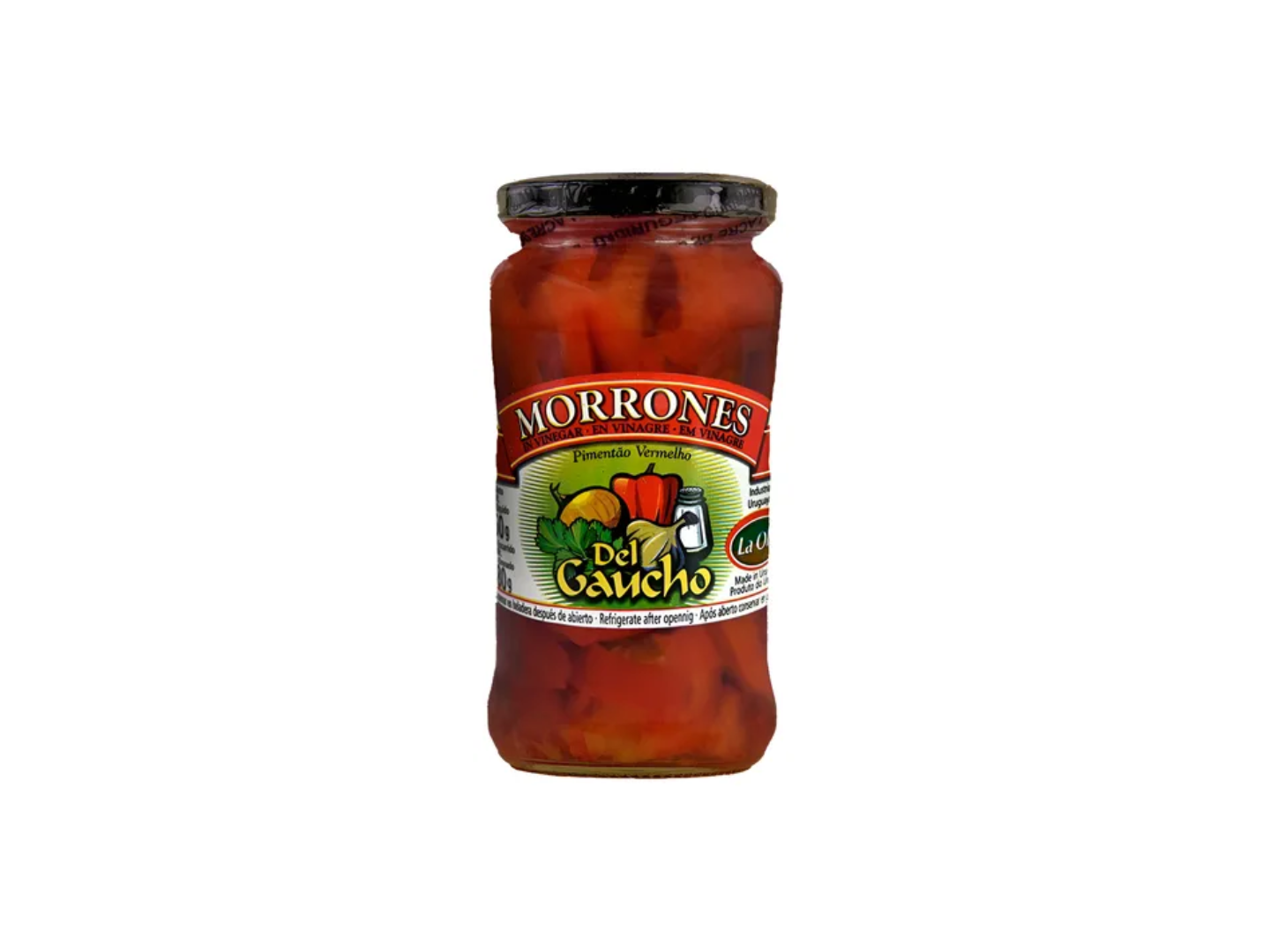 Morrones en Vinagre Del Gaucho 350grs