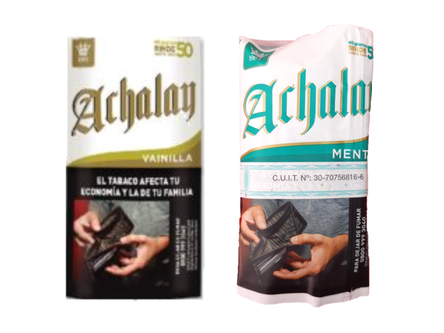 ACHALAY VAINILLA Y MENTA 40 GRS.