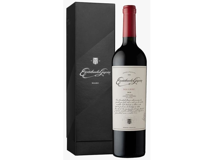 ESTUCHE ESCORIHUELA GASCON BLACK PACK MALBEC X1 BOTELLA 750ML (Cod. 1113)