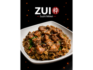 Wok de cerdo de Zui Sushi Lanús