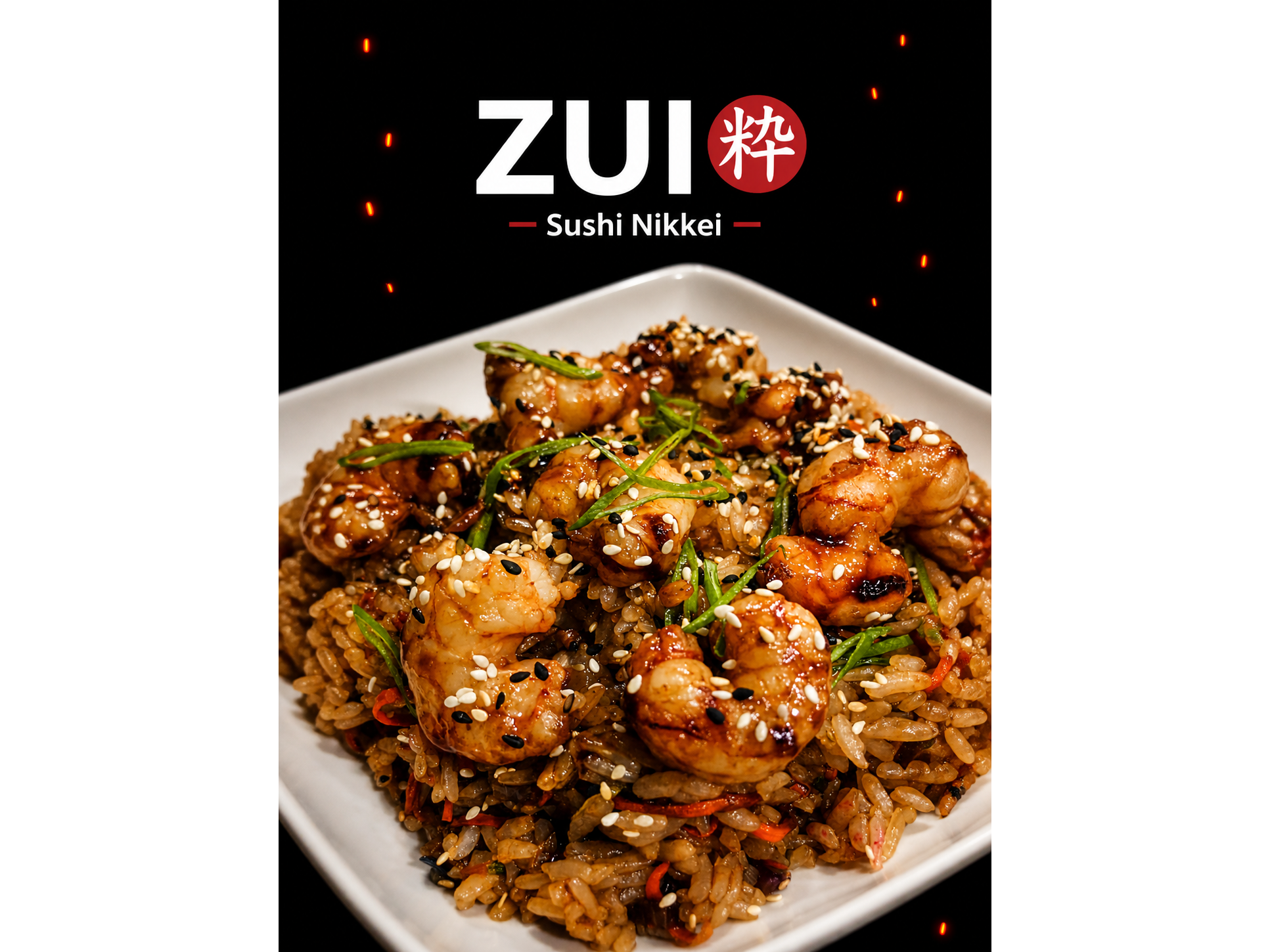 Wok de langostinos
