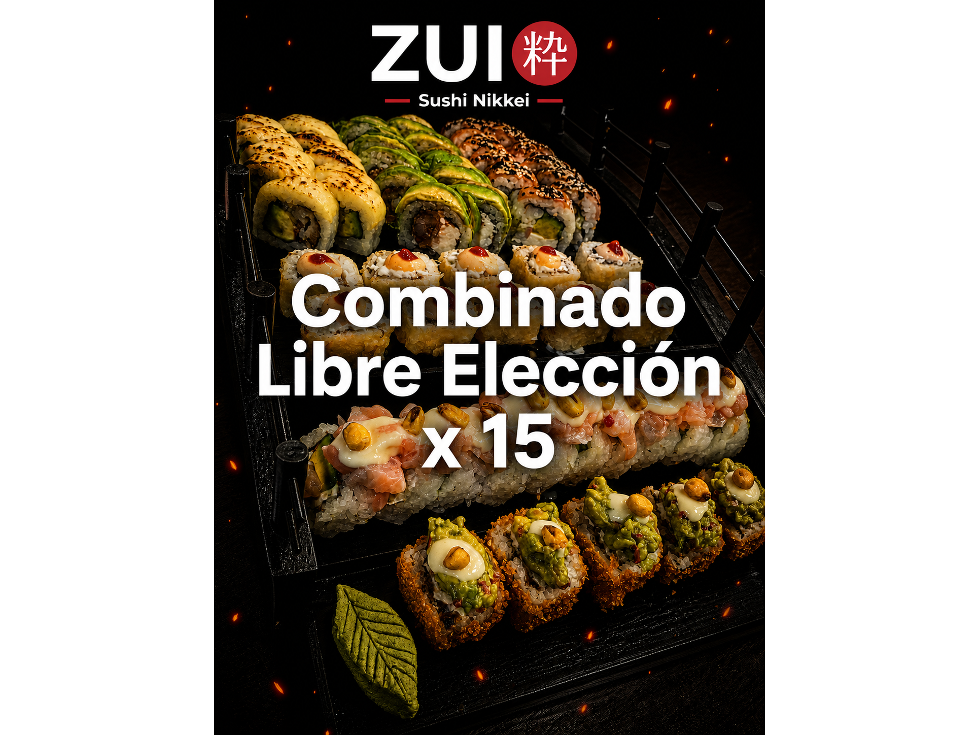 Combinado Libre Elección x 15 piezas