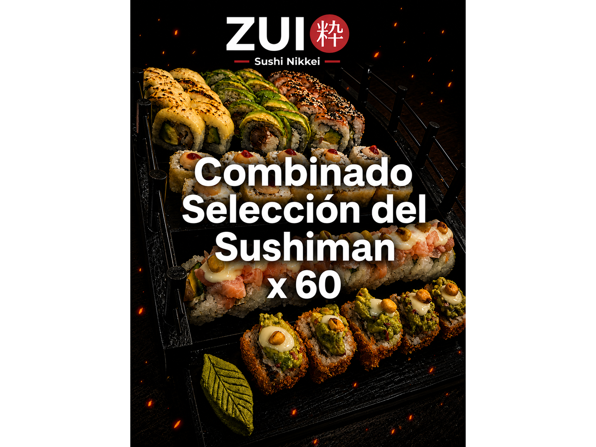 Combinado Selección del Sushiman x 60 piezas