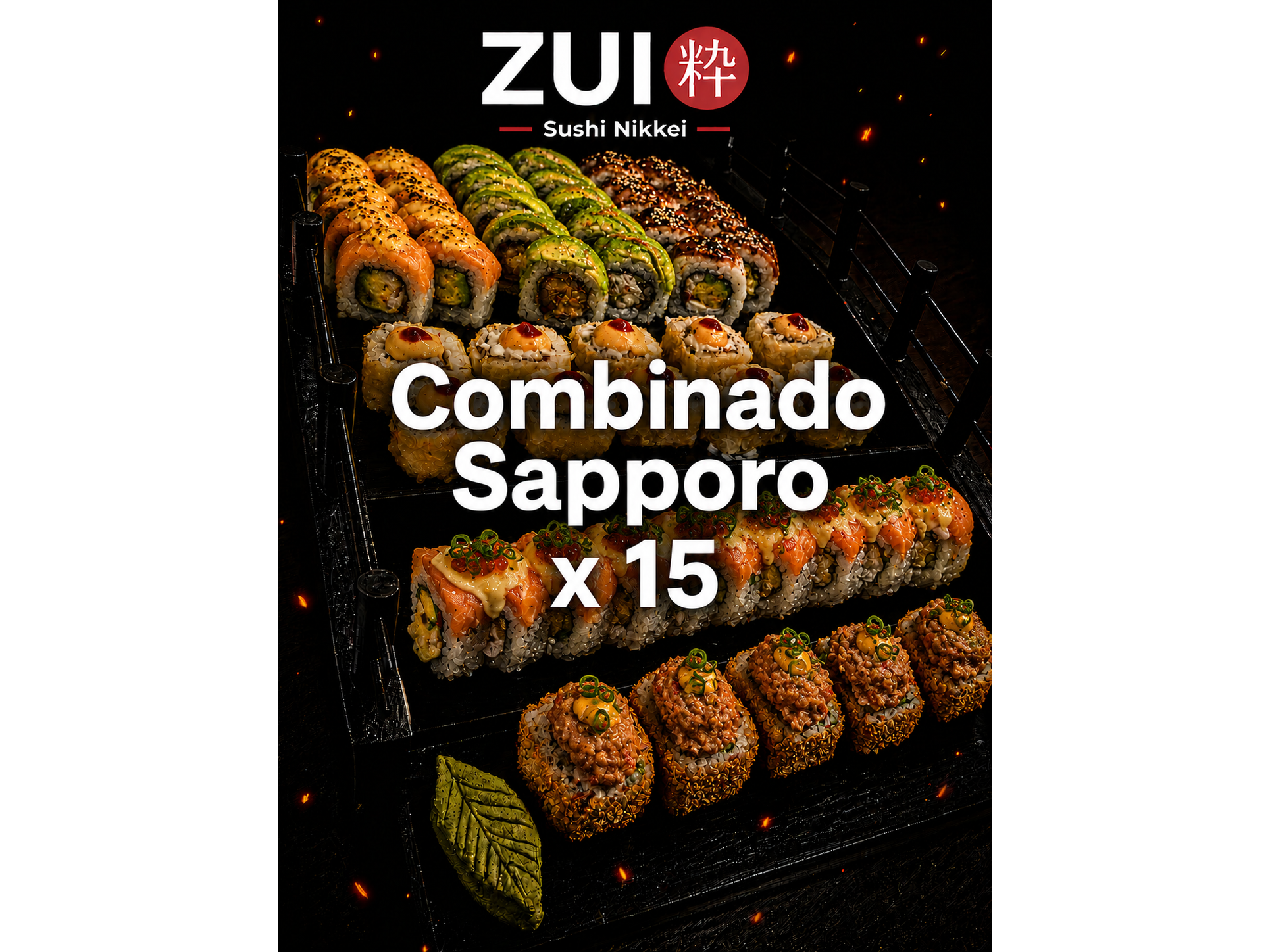 Combinado Sapporo x 15 piezas