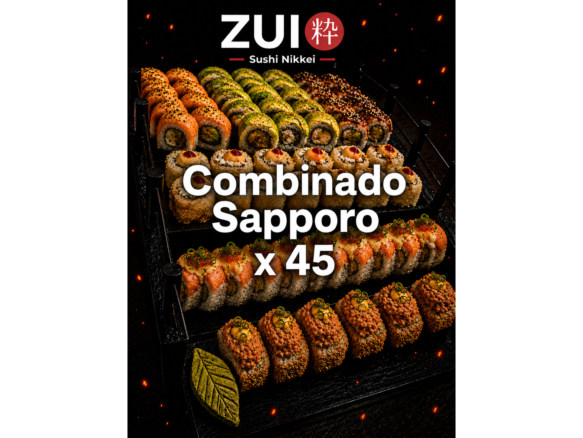 Combinado Sapporo x 45 piezas