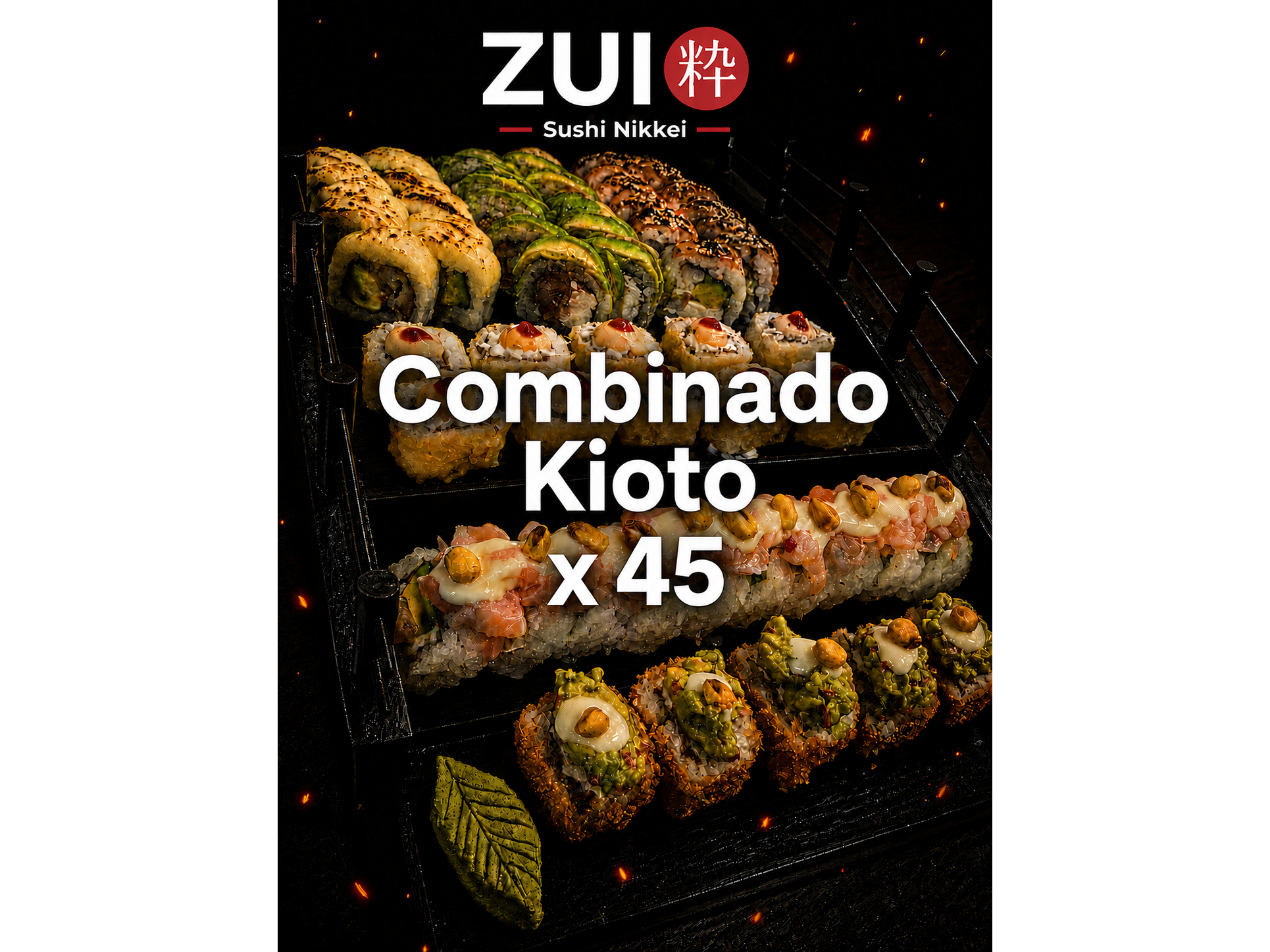 Combinado Kioto x 45 piezas
