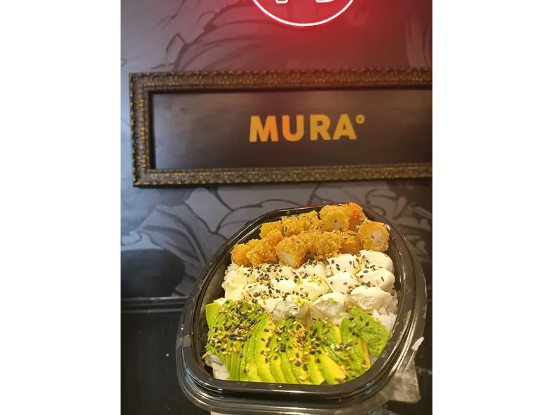 Sushi salad langostinos