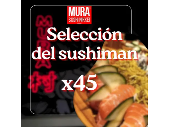 PROMO selección del sushiman x 45 piezas
