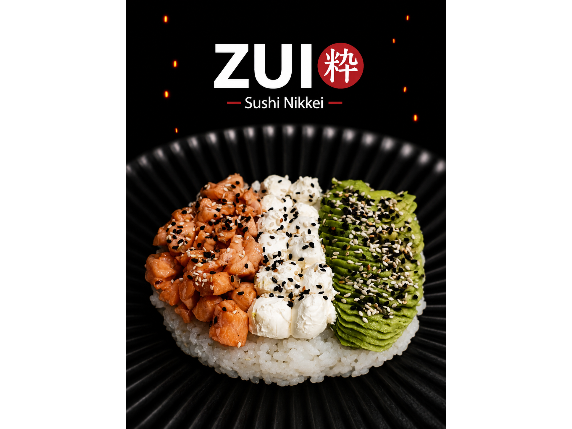 Sushi salad salmón crispy