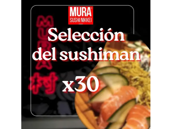 PROMO seleccion del sushiman x 30 piezas