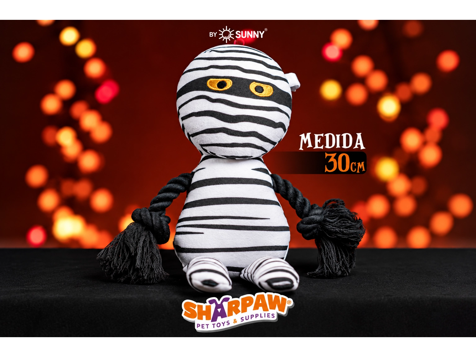 FLUFFY CHUMS PELUCHE MUMMY HALLOWEEN 30CM/11.81"