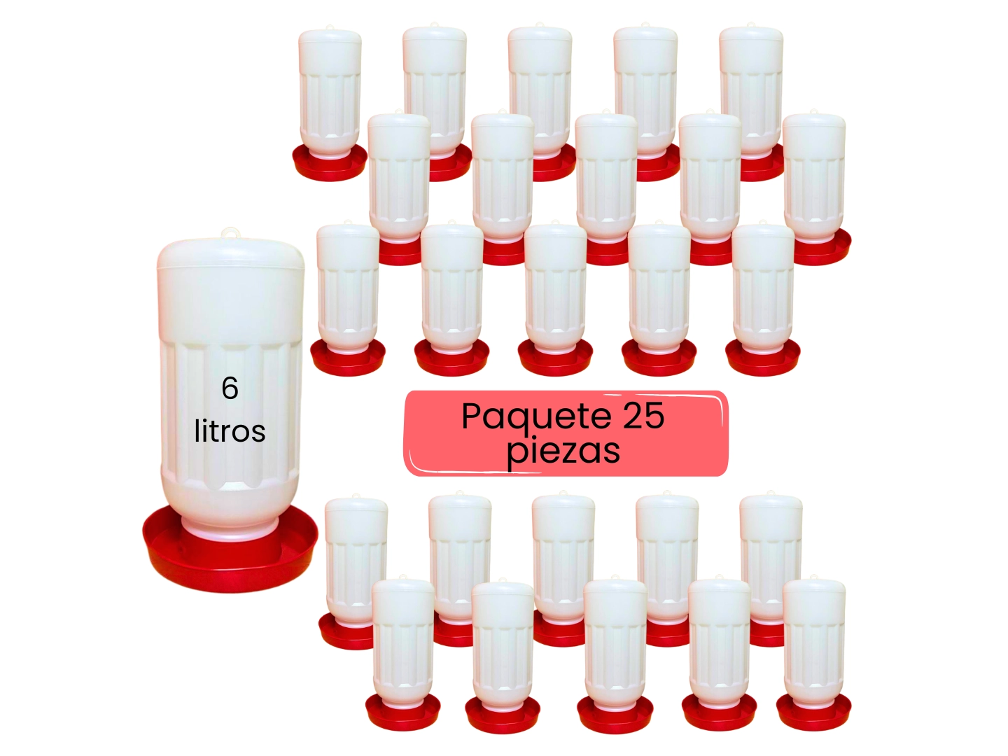 BEBEDERO AUTOMATICO PARA AVE 6 LT