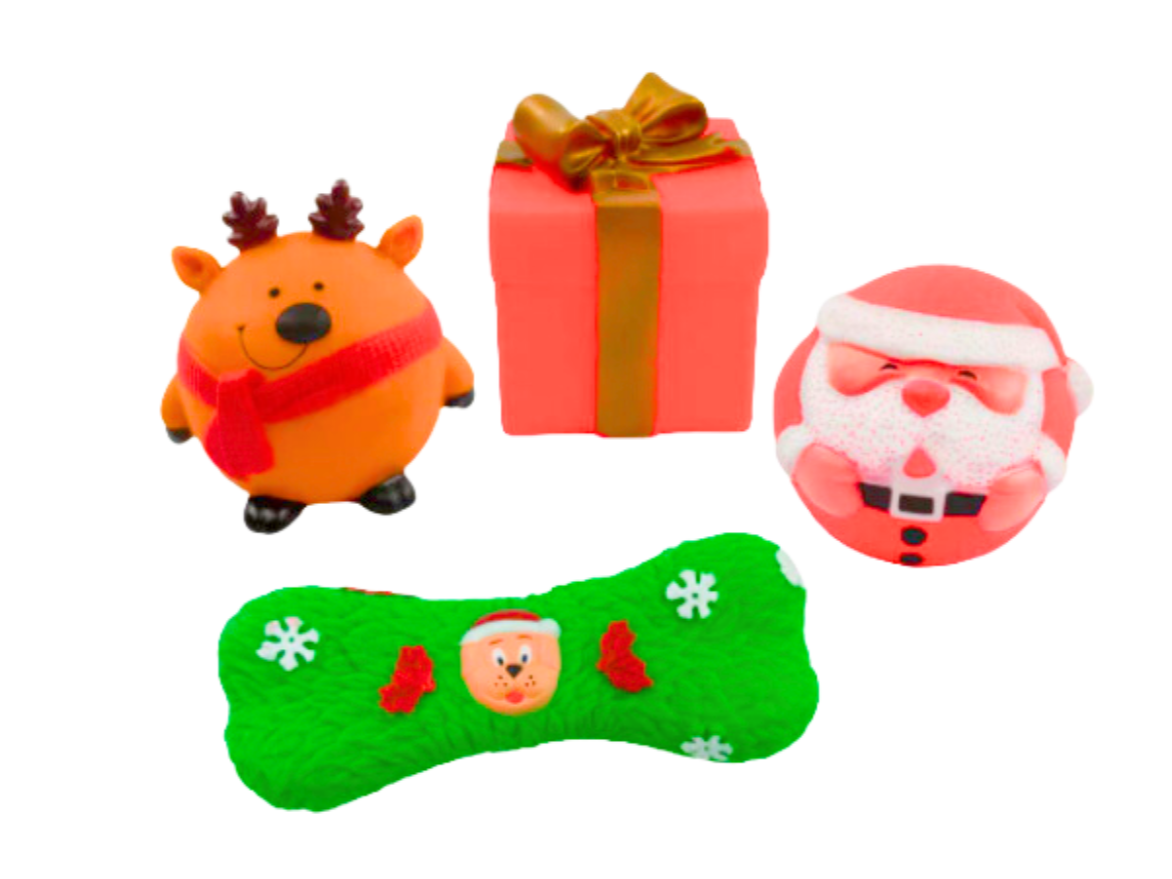 TINNY CHUM SET 4 PCS CHILLON NAVIDAD