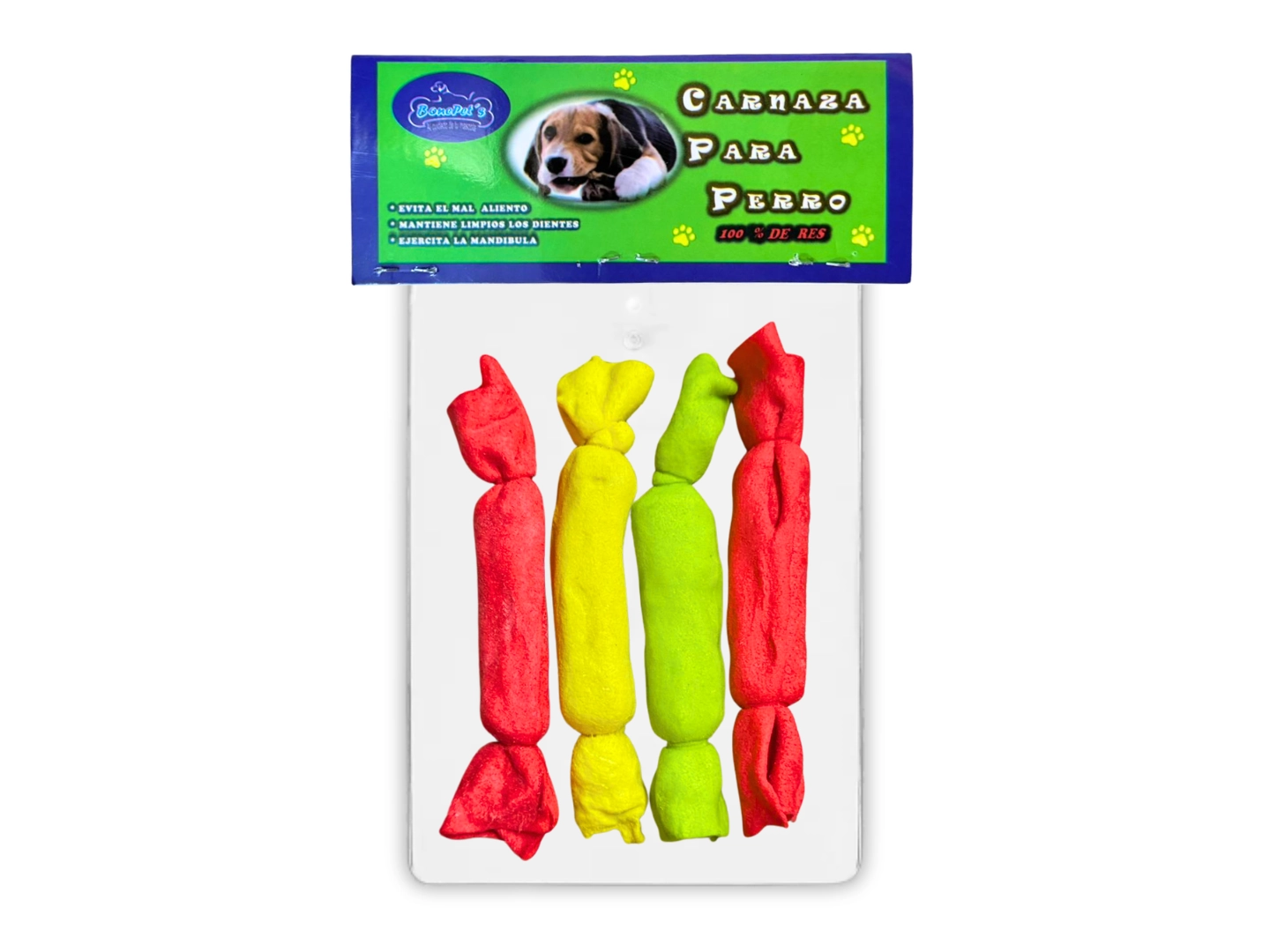 PAQUETE CARAMELO 4 PZS COLORES
