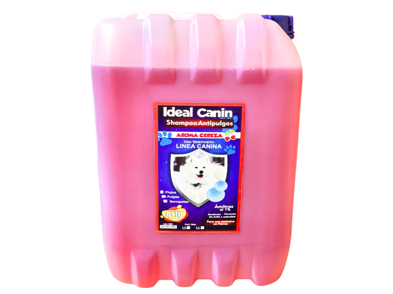 SHAMPOO ANTIPULGAS AMITRAZ 10 LT