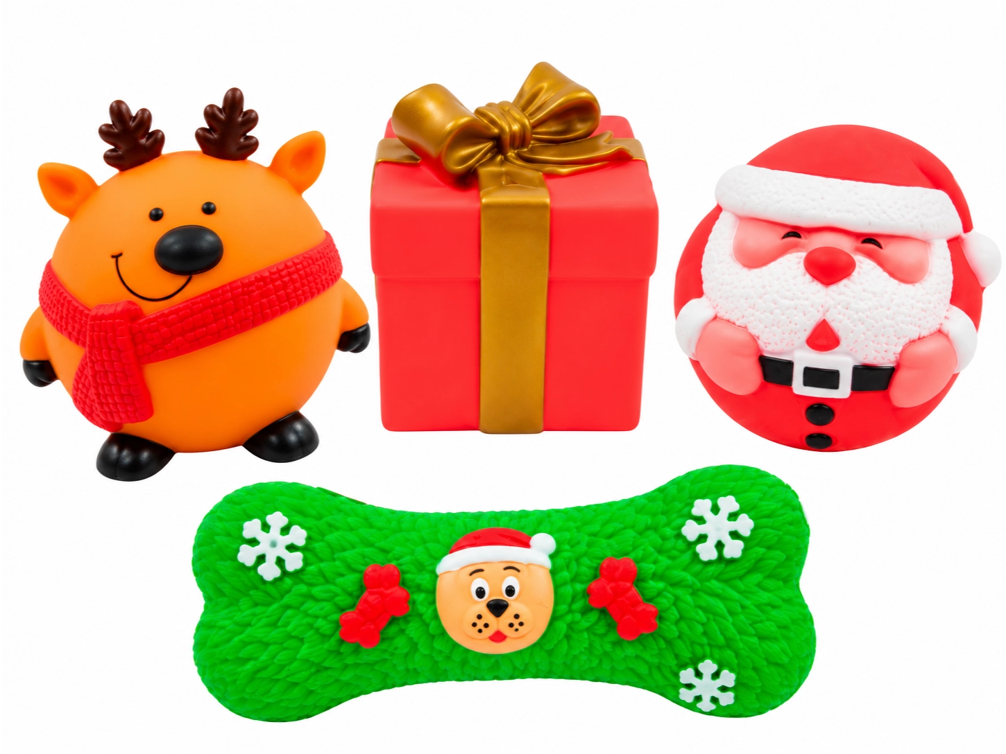 TINNY CHUM SET 4 PCS CHILLON NAVIDAD