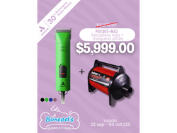 SECADORA WIND POWER ROJA + ULTRAED AGC SUPER 2 SPEED (MAQUINA ANDIS )
