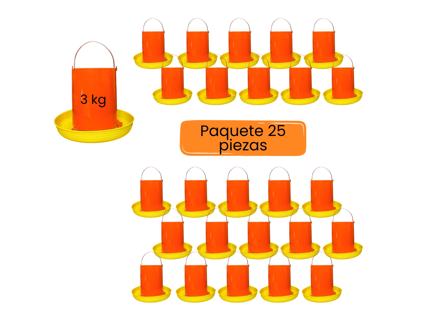 TOLVA DE ALIMENTO 3 KG