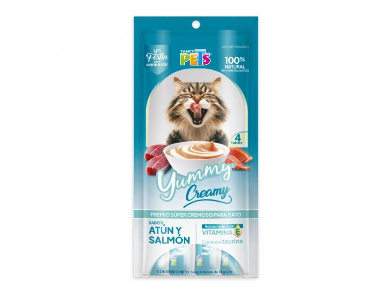 YUMMY CREAMY P/GATO ATUN Y SALMON