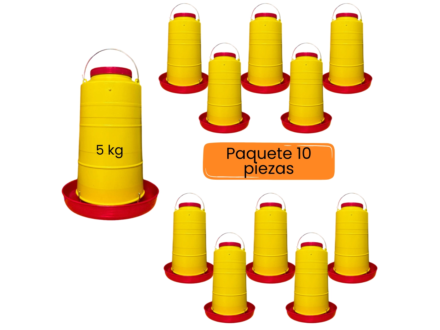 TOLVA 5 KG PLUS C/TAPA