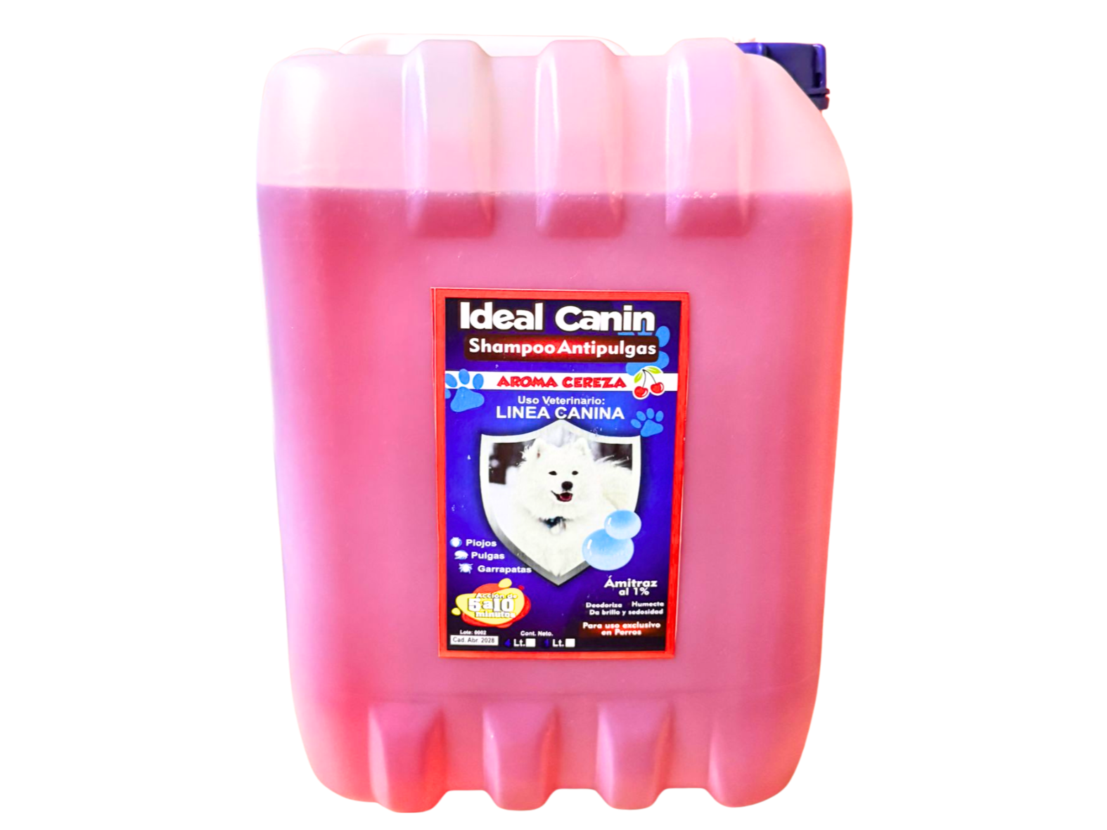 SHAMPOO ANTIPULGAS AMITRAZ 10 LT