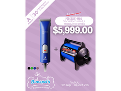 SECADORA WIND POWER ROJA + ULTRAED AGC SUPER 2 SPEED (MAQUINA ANDIS )