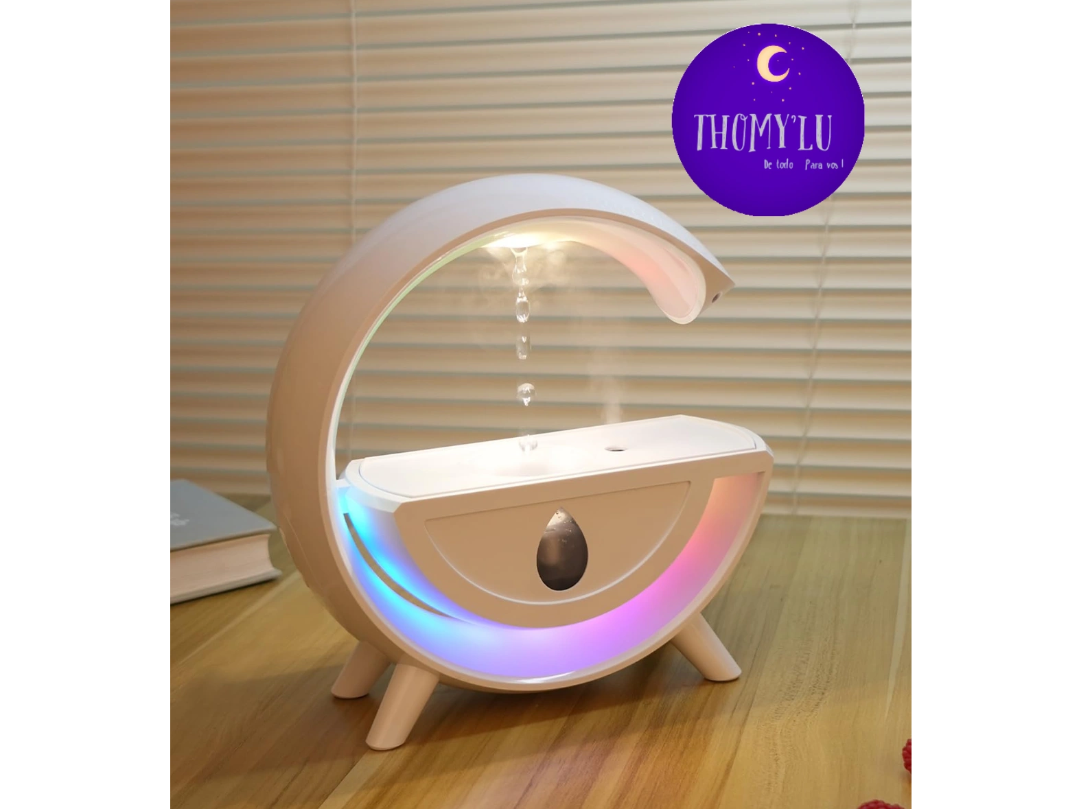 LÁMPARA HUMIDIFICADOR ANTI GRAVEDAD