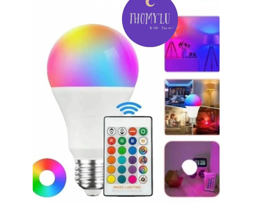 FOCO RGB CON CONTROL REMOTO