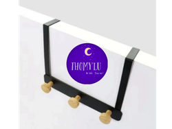 PERCHERO PUERTA 3 BOTONES