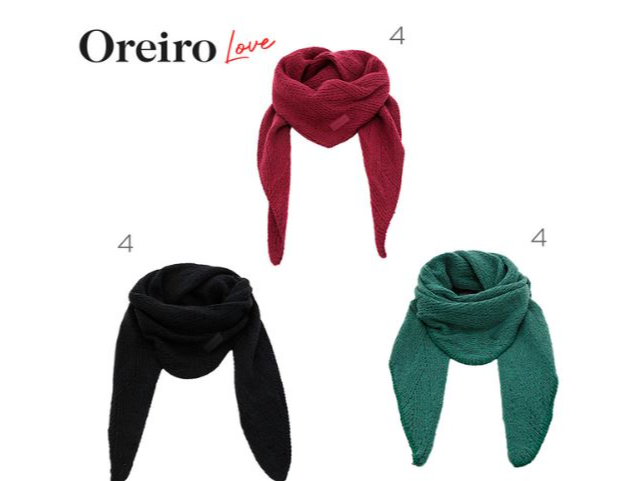 BUFANDA OREIRO NEGRA-VERDE-BORDO